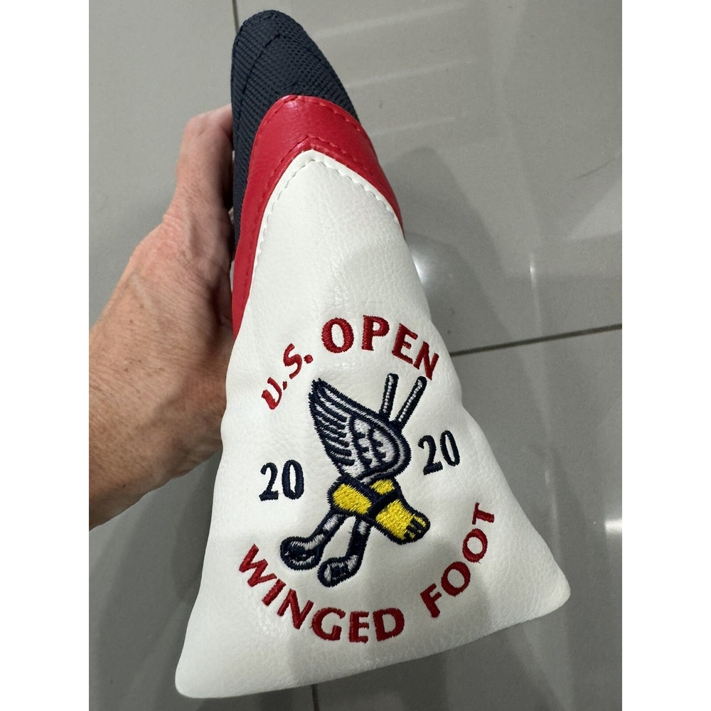 2020 US Open Blue Leather Golf Club Blade Putter Head Cover